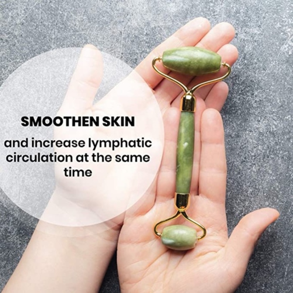 New Real Jade Roller Massage Tool Green